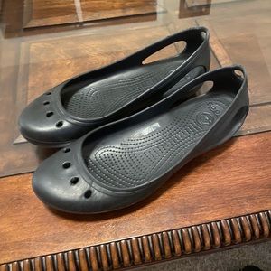 Crocs Black Kadee Flats